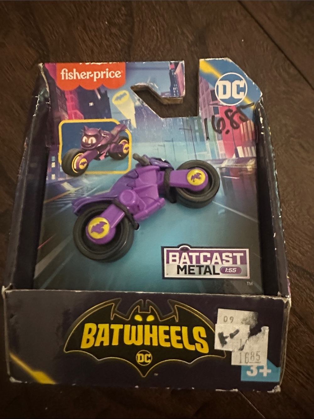 Fisher Price Batwheels Batcast Bibi Batgirl Motorcycle Rare!